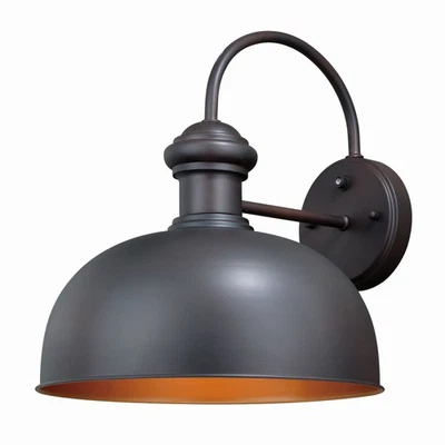 Franklin 1-Light Outdoor Wall Sconce in Farmhouse and Barn Style 15 Inches Tall - Image 1 of 4