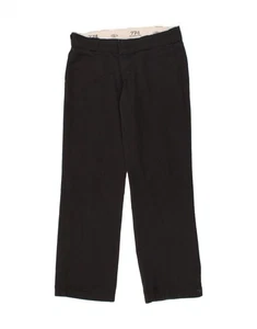 DICKIES Womens 774 Straight Chino Trousers US 2 XS W30 L30 Black Cotton AO02 - Picture 1 of 4