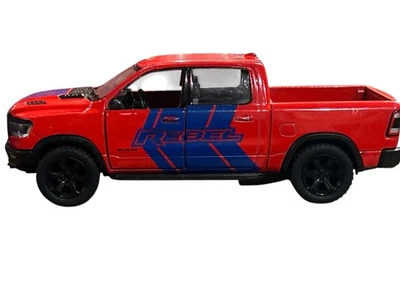 Kinsmart 2020 道奇 RAM 1500 Rebel 皮卡车 1: 46 压铸玩具 5 英寸型号带 12 月 — 第 1/4 张图片