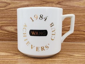 VINTAGE Wang Computer Coffee Mug Cup 1984 Achievers' Club Laboratories Company - Picture 1 of 12