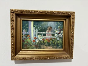 Loveta Strickland Oil Painting Listed Texas Artist - Picture 1 of 4