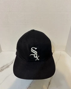 Sombrero vintage años 90 LOGOTIPO LISO Boston White Sox - Imagen 1 de 7