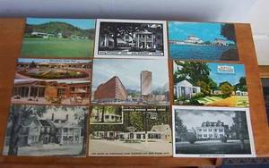Lot of 9 Postcards; Hotels Motels Inns, 1950s-1980s - Picture 1 of 1