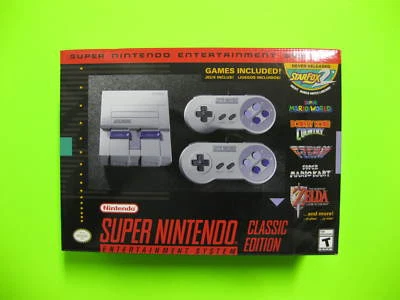 SNES Super Nintendo Entertainment System Classic Edition BRAND NEW & FREE GIFT - Image 1 of 2