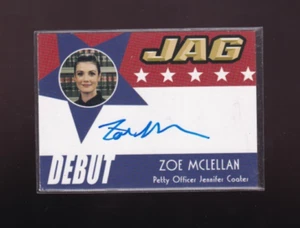 Tarjeta autógrafa JAG 2006 D21 Zoe McLellan - Suboficial Jennifer Coates - Imagen 1 de 2