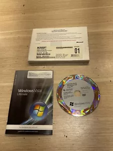 Microsoft Windows Vista Ultimate 64 Bit Full English DVD /JUA1895 - Picture 1 of 3