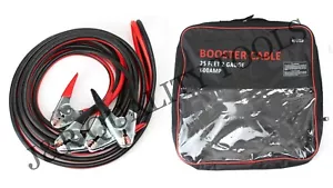 Heavy Duty 25' FT 2 Gauge 600 AMP Emergency Jumper Cable Booster Jump Start - Picture 1 of 2