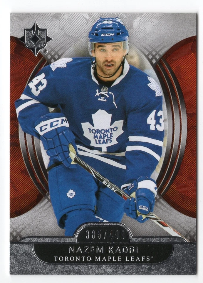 2013-14 Upper Deck Ultimate Collection #40 Nazem Kadri Serial # 385/499 - Image 1 of 1