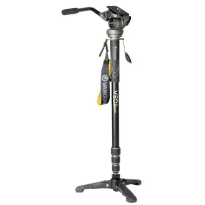 Vanguard VEO 2s AM-264TV Aluminum Monopod w/ Folding Legs & Pan Head Bundle  - Image 1 of 4