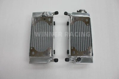 Fit Honda CRF250R 2004-2009; CRF250X 2004-2017 aluminum radiator BRACED - Image 1 of 4