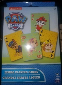 Nickelodeon Jumbo Playing Cards Featuring Paw Patrol - Picture 1 of 6