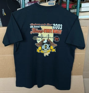 Vintage 2003 Harley Davidson Owner's Group HOG Shirt Men's 3XL Illinois State - Picture 1 of 9