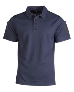 Polo Tactical Quickdry 1/2 brazo azul oscuro, camping, exterior, militar -NUEVO- - Imagen 1 de 1