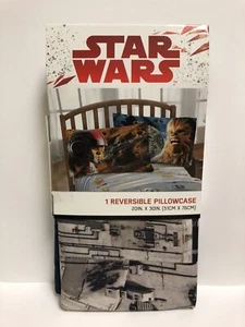 "Funda de almohada reversible Disney's Star Wars Rebel Alliance estándar 20""x30"" ¡NUEVA! - Imagen 1 de 2