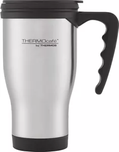 Thermos 183343 ThermoCafé 2060 Travel Mug, 400 ml Stainless Steel  - Picture 1 of 3