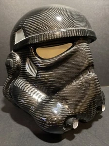 Custom Star Wars Imperial Storm Trooper Carbon Fiber Helmet Wearable Cosplay 🤩 - Picture 1 of 7