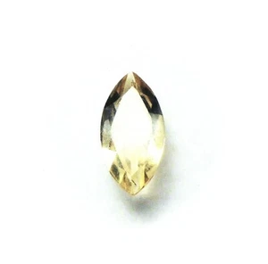 BONITO 8 x 4 mm CORTE MARQUESA FACETADO GEMA CITRINO AMARILLO DORADO BRASIL - Imagen 1 de 2
