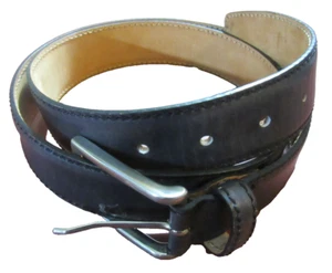 TARDINI HERREN SCHWARZ LEDER GÜRTEL MADE IN ITALY GRÖSSE 40 SEHR GUTER ZUSTAND - Bild 1 von 8