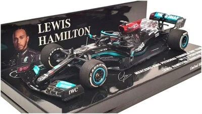 Minichamps 1/43 Scale 410 210144 - F1 Mercedes-AMG W12 Bahrain GP 2021 Hamilton - Image 1 of 4