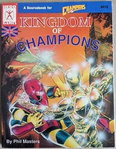 Kingdom of Champions (1990 1ª impresión) Libro RPG - Juegos de héroes - Campeones - Imagen 1 de 4