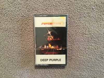 Vintage Sealed Deep Purple Powerhouse Cassette Tape NOS 1977 - Image 1 of 3