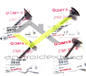 KYMCO MXU375/400 MAXXER375/400 ENGINE 2 INLET VALVES+ 2 EXHAUST VALVES - Picture 1 of 12