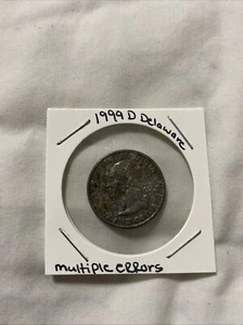 1999 D Delaware State Quarter Multiple Rare Errors - Picture 1 of 19