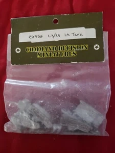 15mm Command Decision Miniatures  CD550 L3/33 Lt. TANK. NOS. - Picture 1 of 2