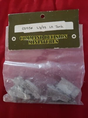 15mm Command Decision Miniatures  CD550 L3/33 Lt. TANK. NOS. - Image 1 of 2