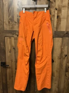 Helly Hansen Pants Mens XL Orange Russi Softshell Tech Ski Snowboarding Recco - Picture 1 of 5