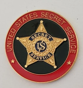 US Secret Service USSS President Clinton POTUS Agent Star Police Challenge Coin - Picture 1 of 2