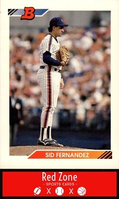 1992 Bowman - #296 Sid Fernandez NM Set Break. - Image 1 of 2