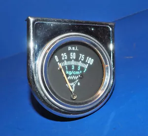 Vintage Hot Rod Rat rod Dash P.S.I Pressure Gauge 100 KG/CM² W/90 Day Warranty - Picture 1 of 6