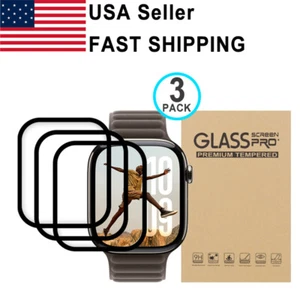 3 szt. PMMA 3D Zakrzywiona miękka osłona ekranu do Apple Watch Series 10 42/46MM - Zdjęcie 1 z 3