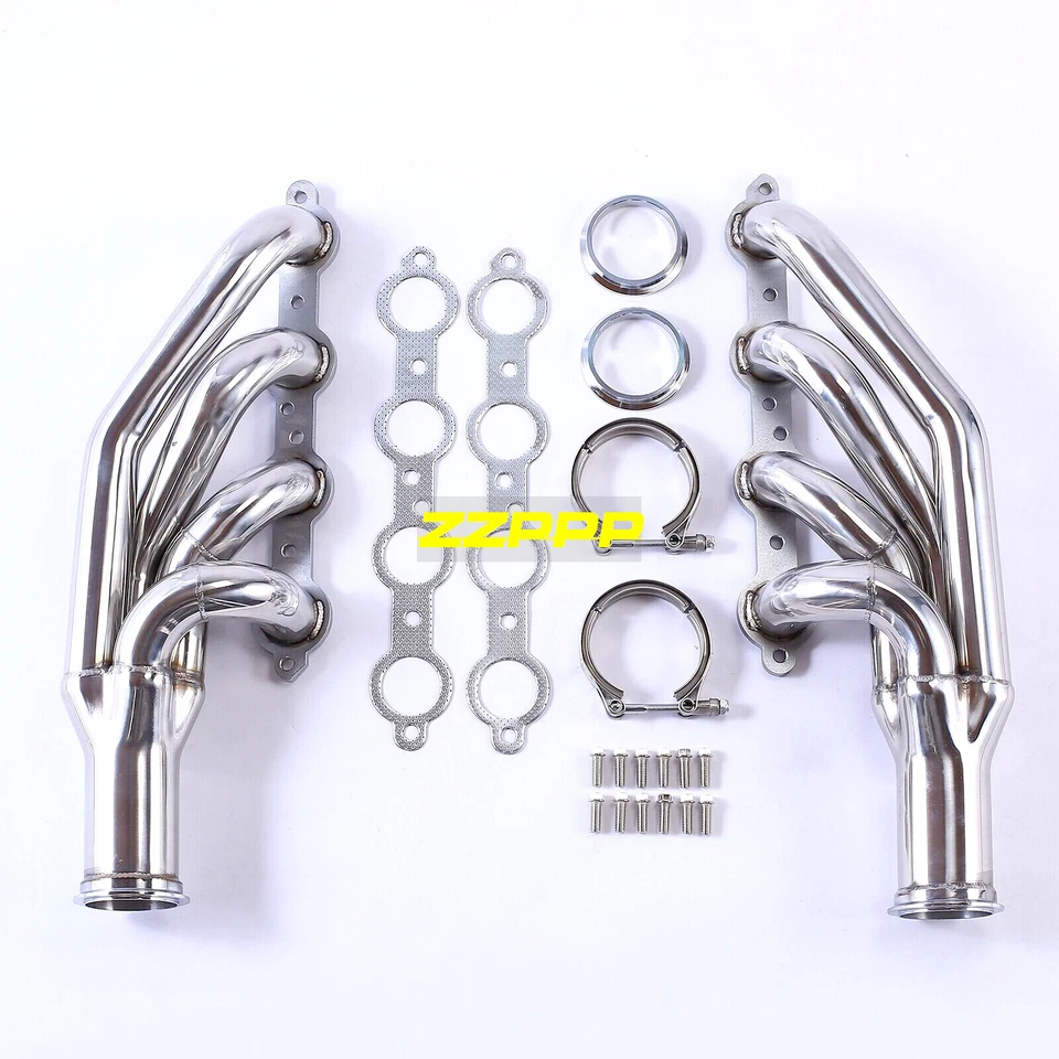 Turbo Exhaust Header For Pontiac Firebird GTO Cadillac CTS LS1 LSX Up Forward - Image 1 of 1