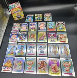 Garbage Pail Kids GPK Chrome Series 4 Lot (27) Cards / 3 Refractor - Picture 1 of 10