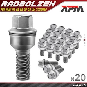 20x Radbolzen Radschraube für Audi A8 Q3 Q5 8RB Q7 4MB 4MG Q8 4MN VW Touareg CR7 - Bild 1 von 8
