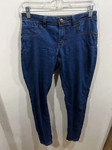 Boom Boom Jeans Womens Size 5 Blue Bump It Up Skinny Denim Lightweight - Picture 1 of 9