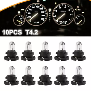 10pcs T4.2 Neo Wedge Bulbs Dash Panel A/C Climate Control Light Lamp Accessories - Picture 1 of 11