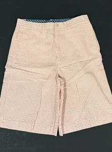 Pantalones Cortos Seersucker A Rayas Vineyard Vines Usados en Excelente Condición para Niños Talla 14 - Imagen 1 de 3