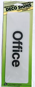 HY-KO OFFICE Decorative Self Adhesive Door Sign Wall Plaque D-7 Sizes 9x3 in - Picture 1 of 2