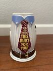 Authentic Budweiser Salutes Dad / Father's Day Stein / 1996 Anheuser-Busch Mug