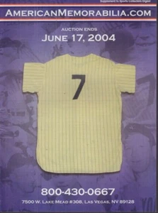 American Memorabilia Auction Catalog June 17, 2004 031318nonr - Imagen 1 de 1