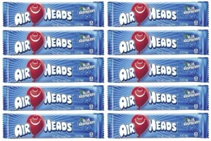 10x Air Heads sabor frambuesa azul 16 g caramelo masticable dulces americanos - Imagen 1 de 1