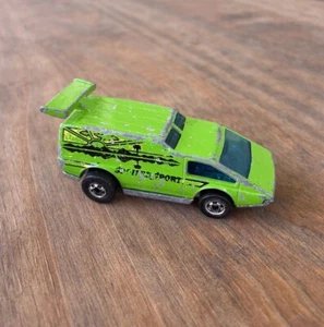 1976 Vintage Hot Wheels Spoiler Sport Diecast Scale Model Hong Kong Green - Picture 1 of 8
