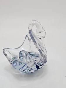 Vintage Island Glass Swan Art Glass - Picture 1 of 3