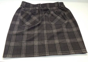 Democracy Damengröße 4 Ab Solution Ponte karierter Rock Tasche vorne Stretch - Bild 1 von 15