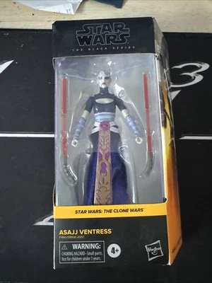 Figura de acción Hasbro Star Wars The Black Series Asajj Ventress 6" (F1861) Foto 1 de 2