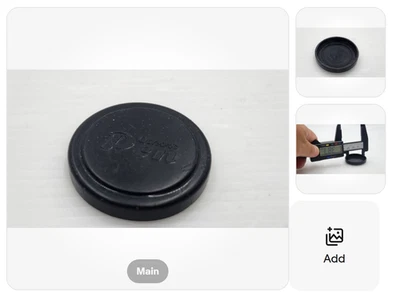 Olympus 39mm Slip On Front Lens Cap for Compatibility unknown 33658 - Image 1 of 4