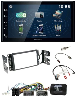 Kenwood 2DIN Bluetooth Lenkrad USB DAB Autoradio für Jeep Grand Cherokee 2011-20 - Bild 1 von 4